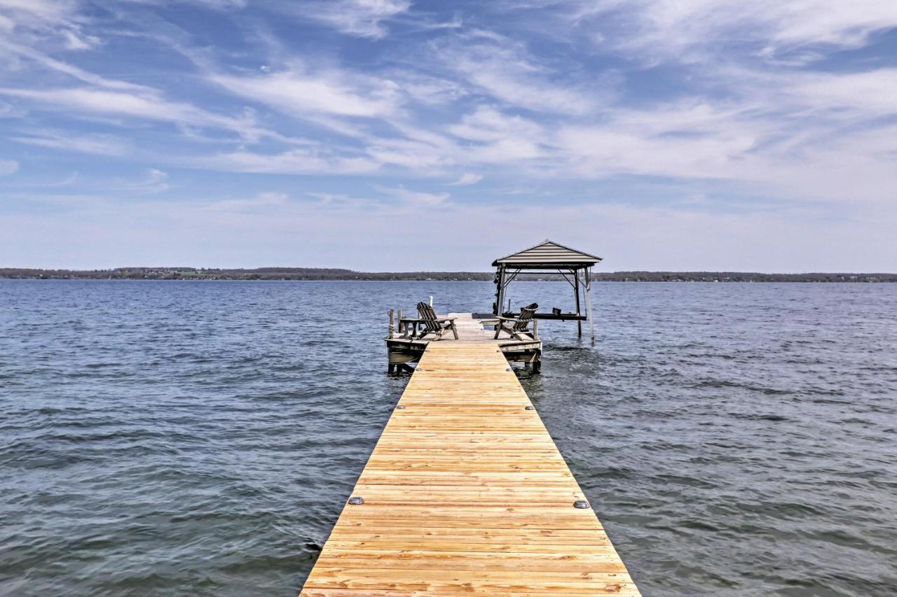 Waterfront Seneca Lake House Fire Pit And Boat Dock Geneva Dış mekan fotoğraf